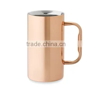 Hammered Copper Beer Mug thumbnail-2
