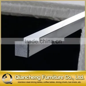 Modern Stainless Steel Legs Dining Chair thumbnail-4