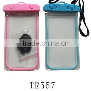 Outdoor Portable Removable Lanyard PVC Waterproof Mobile Phone Sealed Case thumbnail-1