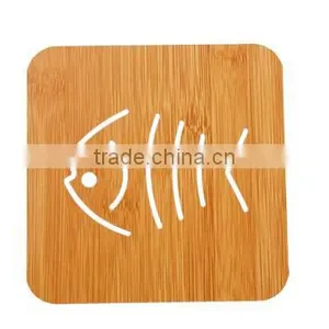 High Grade Cute Small Kichen Wood Tray for Cup thumbnail-5