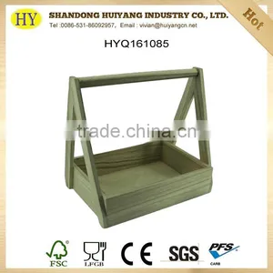Cheap Unfinished Wooden Bucket With Handle thumbnail-1