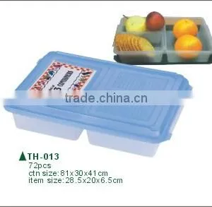pp Lunch Box Food Container,3 Compartment Bento Box thumbnail-2