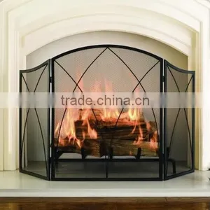 Fireplace 3-panel Folding Screen thumbnail-2
