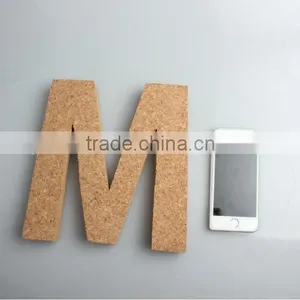 Natural Cork Letter "M" OEM thumbnail-1