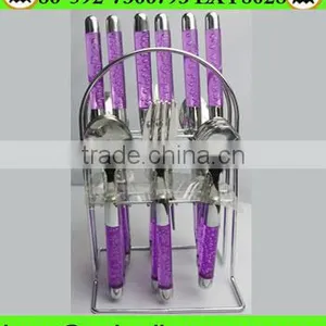 2015 New Design 24pcs Colorful Cutlery Set thumbnail-1