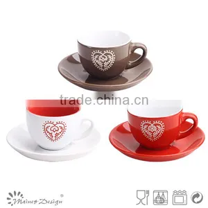 Fine Cheap Colorful Handpaiting Coffee Mug/wholesale Tea Cups and Saucer thumbnail-2