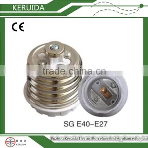 E40-E27 Halogen Porcelain Lampholder Convert Adaptor thumbnail-1