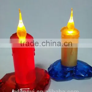 Wedding Centerpiece Acrylic Led Heart Base Popular Candle Light thumbnail-1
