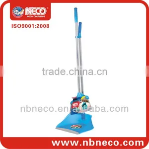 Transparent Plastic Dustpan&broom With Stainless Handle thumbnail-1