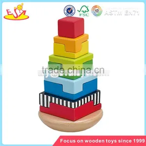 Wholesale Wonderful Toddler Wooden Stacking Toy Bring Fun Baby Wooden Stacking Toy W13D044 thumbnail-6