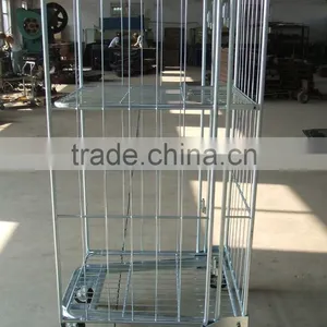 2016 New Products of High Quality Supermarket Foldable Heavy Duty Metal Mesh Roll Container thumbnail-5