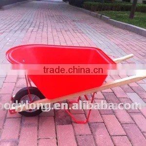 Baby Happy Wheel Barrow,kids Toy Wooden Handle WB0604P thumbnail-1