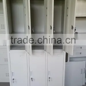 Metal Six-door Locker With One Shelf for Storage thumbnail-2