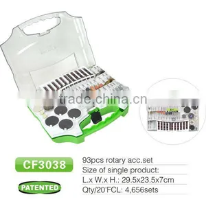 93 Piece Rotary Tool Accessories Set thumbnail-1