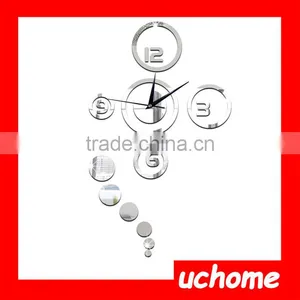 UCHOME Creative Living Room Wall Clock DIY Wall Clock Fashion Decoration Acrylic 3D Clock thumbnail-3