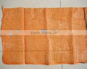 Recycled Plastic Mesh Bag ,Vegetable Plastic Leno Mesh Bag With String thumbnail-1