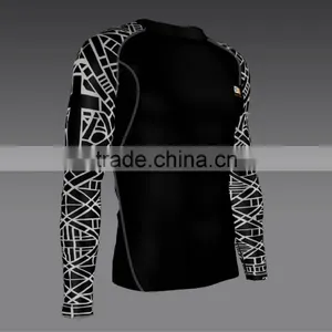 Hongen Apparel OEM Compression Wear/ OEM Compression Top / Customed Men's Compression Shirt thumbnail-1