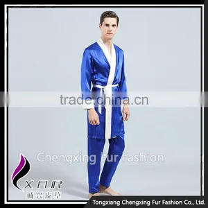 CXLLSP01Z Sexy Silk Pajamas Set Night Robe Homewear Sleepwear thumbnail-5