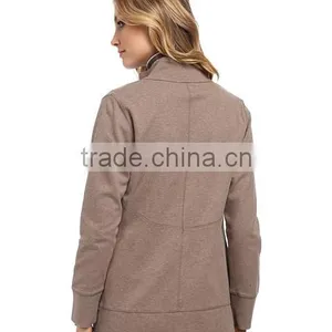 Womens Wholesale Knitted Fleece Jacket Coat for Adults Made in China thumbnail-4