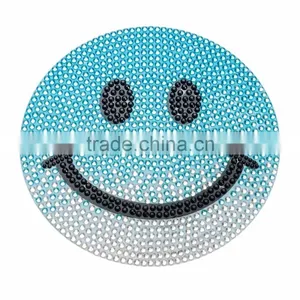 Rose Pink Lips Rhinestone Crystal Sticker/Custom Gems Stickers For Mobile Decoration thumbnail-3
