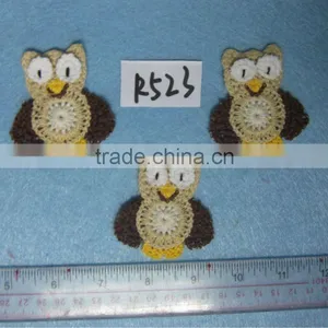 Crochet Bird Patch, Bird Bandge,bird Motif thumbnail-1