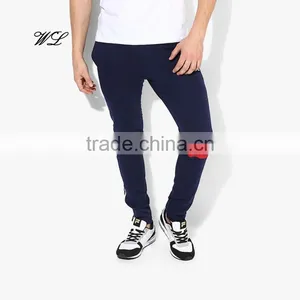 Men Cotton/Poly Loose Sweat Pants Fleece Knit Fabric Jogger Pants thumbnail-1