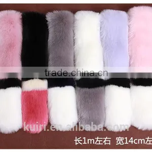Colored Long Large Faux Fur Scarf Imitated Fox Fur Cape Winter Warm Fur Scarf thumbnail-1