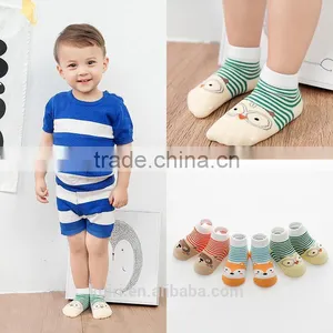Cotton Socks Unisex Toddler Socks Floor Sock Infant Boys Girls Cat Skid Resistance Leg Warmers thumbnail-1