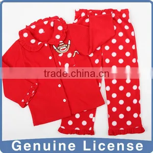 2014 Polar Fleece Girls Pajamas Size 8 thumbnail-1