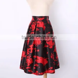 HOT Retro Walson Summer Fashion New Dress Retro Print Skirt for Lady thumbnail-2