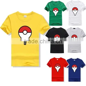 Walson 2016 Hot Sale Short Sleeve Pokemon go Cosplay Male Female Pokemon t Shirt thumbnail-1