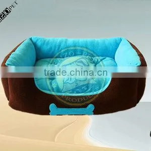 Coral Velvet Dog Bed thumbnail-1
