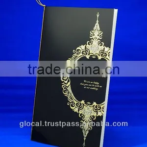 Wedding Invitation Cards 'BLISS BLACK' Made in Japan Wholesale thumbnail-1