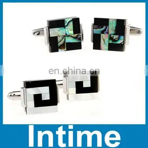 Fashion Abalone Cufflinks Shell Cufflinks Men's Jewelry High Quality thumbnail-1
