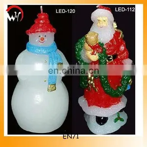 Led Candle Light With Santa Claus Shape thumbnail-1