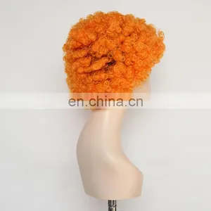 Curly Blonde Afro Clown Wigs FGW-0033 thumbnail-5