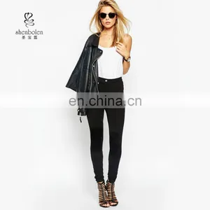 2015 New Arrival Style Tight Fit Women Stretch Biker Pants thumbnail-3
