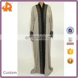 Hot Sale New Model Abaya In Dubai,Open Abaya Turkey,Maxi Dressed Long Sleeve thumbnail-1