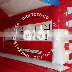 Fire Truck Adult Bounce House For Sale thumbnail-6