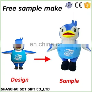 Customized Plush Toys Custom Services to Enterprise Mascot Dolls Can Print Logo thumbnail-6