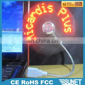 2017 SUNJET Best Selling Items Pro-motive Gift LED Usb Fan Laptop Table thumbnail-1