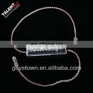 Custom New Fashion Brand Name Transparent String Seal Tag for Hangtag thumbnail-5