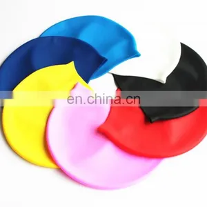 Silicone Fish Cartoon Swimming Caps for Kids thumbnail-5