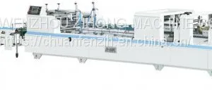 All-in-one Muti-functional New Product Crash Lock Bottom Straight Line Cake Box Folder Gluer Machinery thumbnail-1