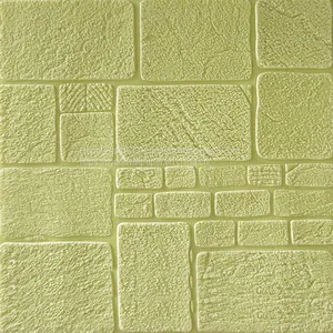 3D DIY Self Adhesive Waterproof Embossed Stone Brick Wall Sticker Foam Block CUSHIONI FOAM BRICK thumbnail-5