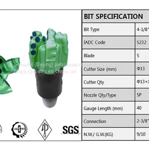 Steel Body PDC Bit4 1-8 GS1305 thumbnail-4