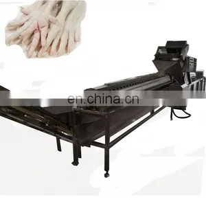 Big Capacity Automatic Chicken Feet Yellow Skin Peeling Machine Price thumbnail-2