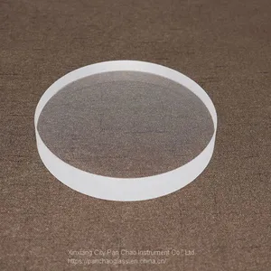 Fused Silica Quartz Glass Disc Round Clear Optical Quartz Glass Plate thumbnail-1