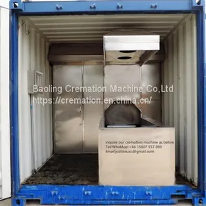 Crematorium Oven Machine Container Burn Human Body Mobile Furnace for Sale Crematory Incinerator Cremation Machine Crematory Equipment thumbnail-4
