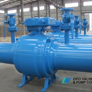 API6D Fully Welded Body Trunnion Mounted Ball Valve With Butt Weld Ends thumbnail-1